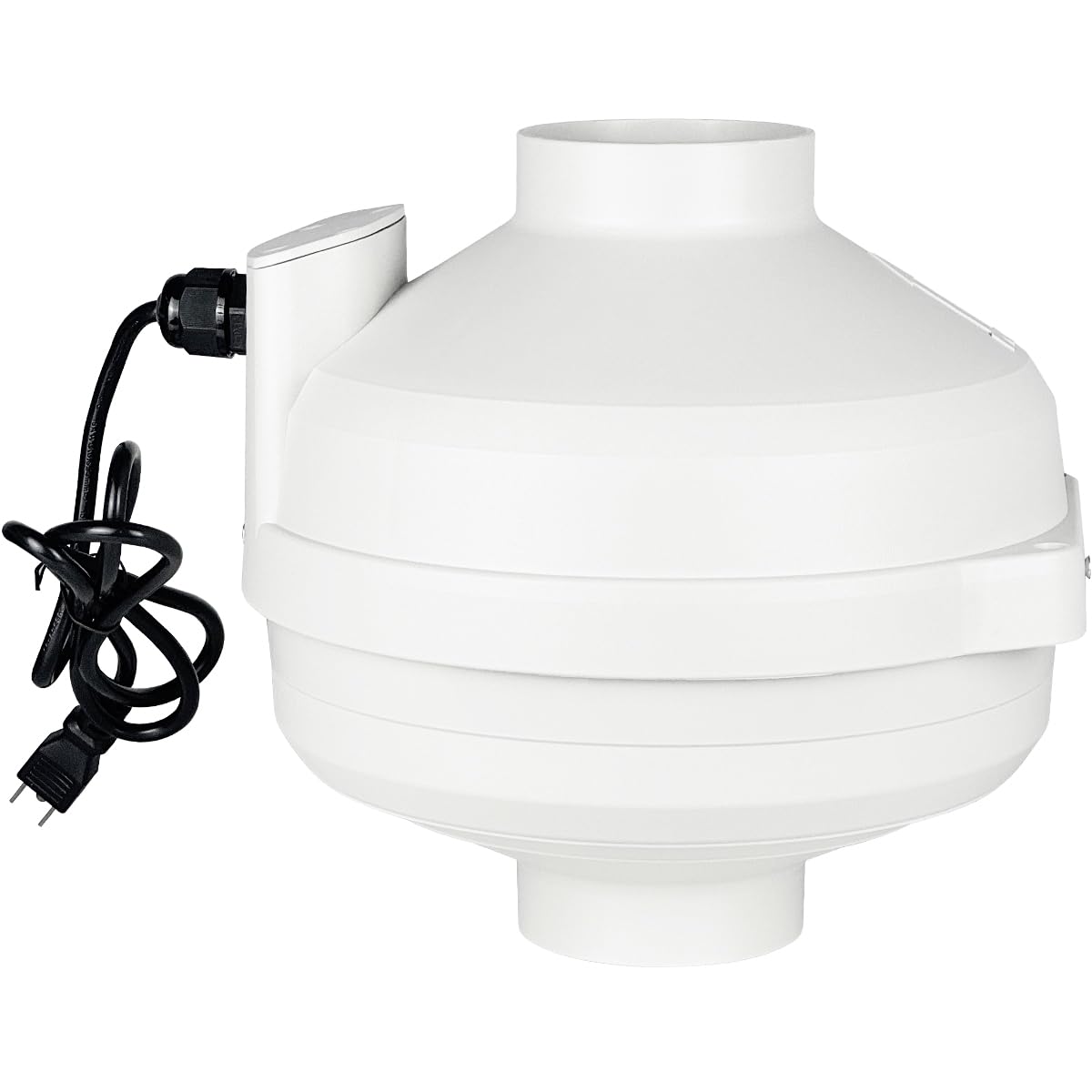 MIDCVFRUN 3 inch Radon Fan, 2 speed 240/170CFM Radon Mitigation System Quickly Mitigate Radon Quiet and Energy Efficient IP67 Waterproof Indoor Outdoor Installation