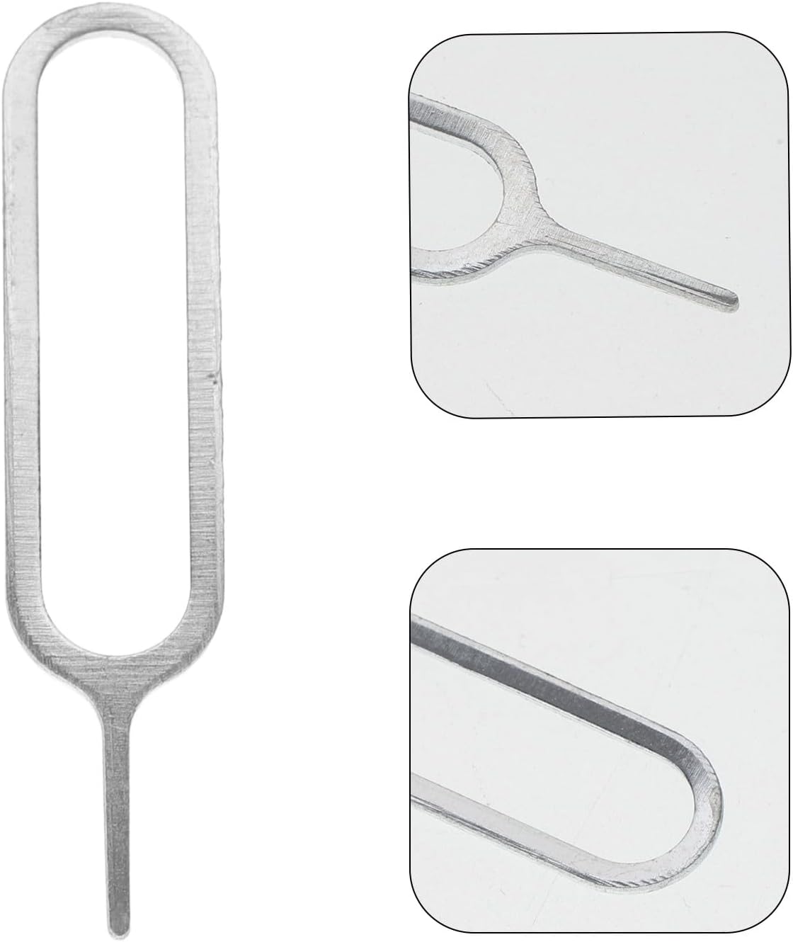 500pcs Operitacx Universal Sim Card Removal Tool Sim Tray Extraction Pins Needle Opener for Smartphones and Tablets