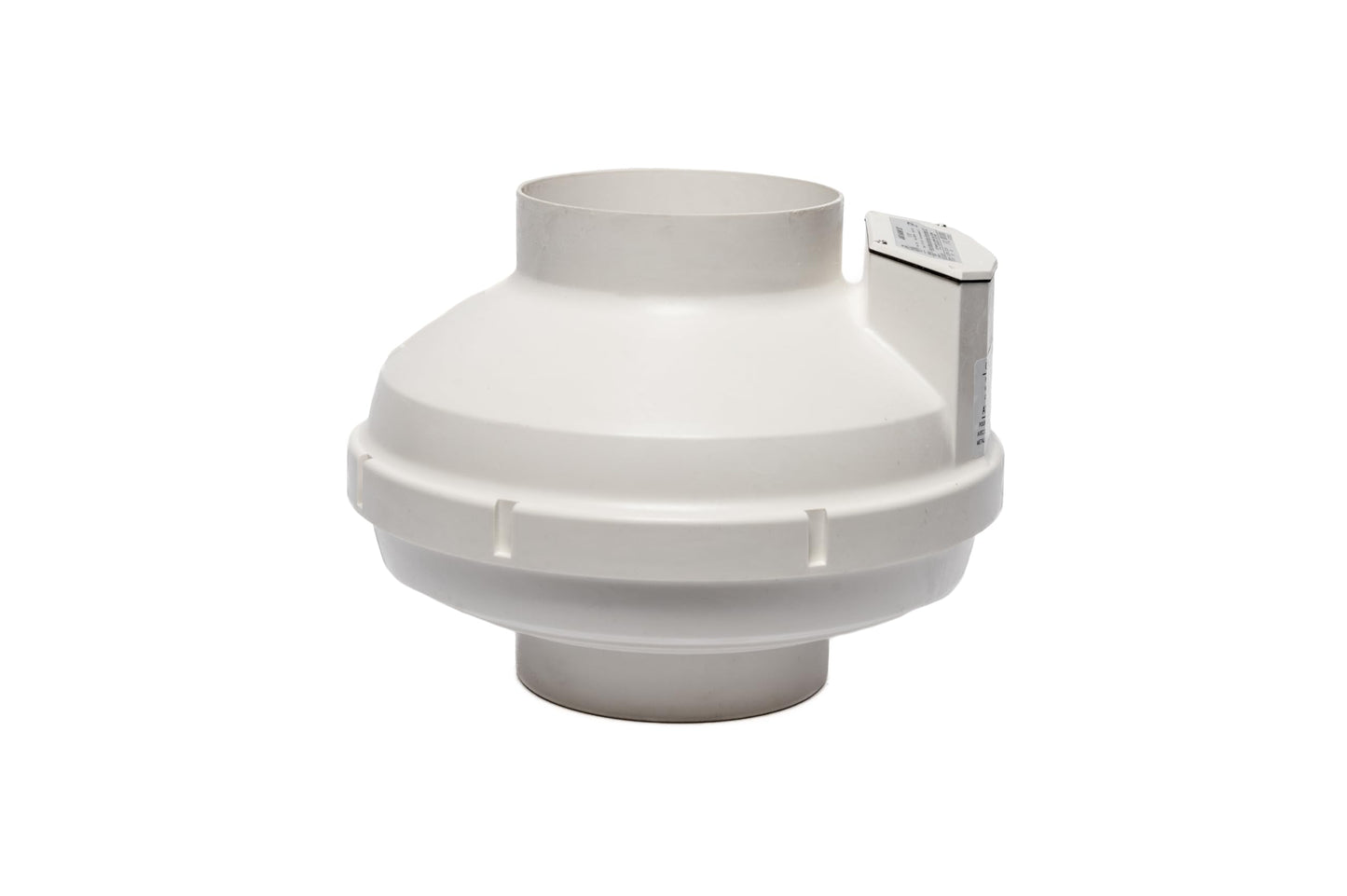 Festa AMG Legend Extreme EC Radon Fan - Quiet and Energy Efficient 571 CFM Radon Mitigation System Inline Fan - 6" Electric Waterproof Inline Duct - Sturdy Glass Reinforced Poly-Resin White