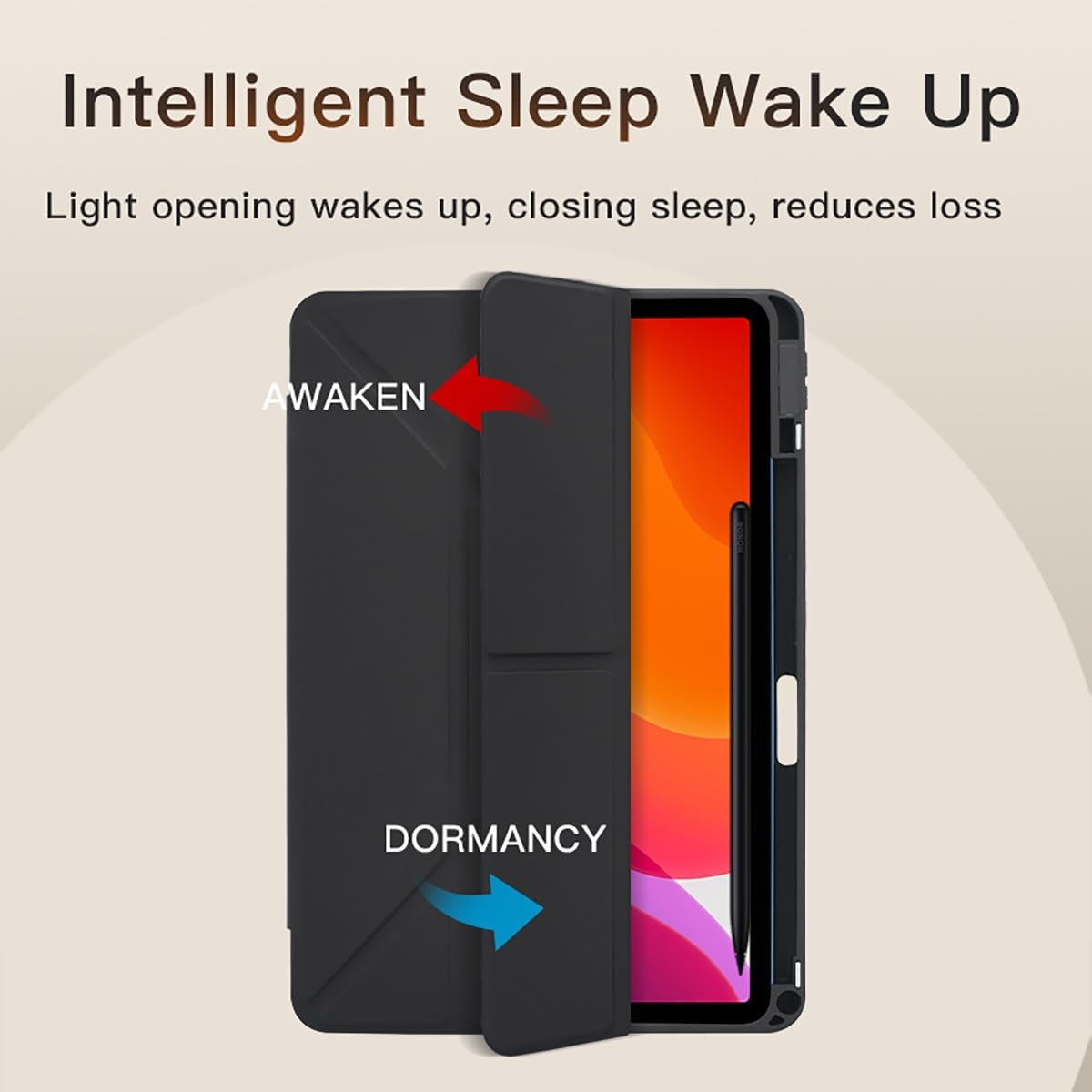 tuanshunhenga 11/10.95 Tablet Protective Case Cover For Huawei Matepad Smart Tablet Cover Case,Slim Protective Folio