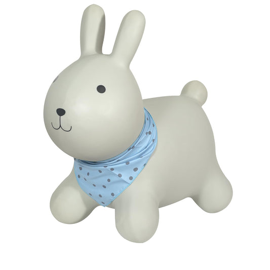 Kindsgut Bouncy Animal Hopper – Inflatable Bouncing Ride-On Toy for Kids & Toddlers Age 2+, Designed in Germany, Indoor & Outdoor, Rabbit