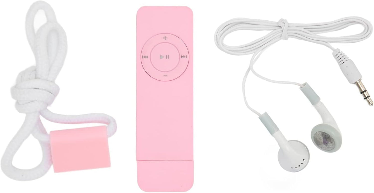 VELATEMOR Mp3 Mp3 64G Player, Compact and Portable, Lossless Sound, Music Player, Mini with Memory Card Support Up
