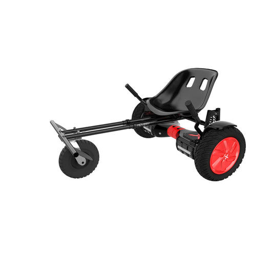Hover-1 Beast Buggy Hoverboard Attachment | Compatible with Most 10" Electric Hoverboards, Hand-Operated Rear Wheel Control, Adjustable Frame & Straps, Easy Assembly & Install Hoverboard Go Kart