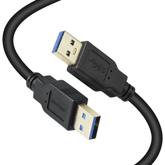 XBOHJOE USB3.0 10ft 5 10FT) Male to Male Cable Type A Male to A Male Cord Gbps Double USB a to USB a Cable Compatible