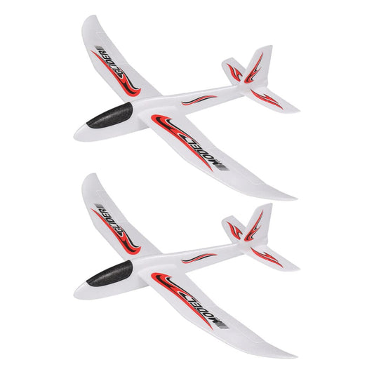 Alasum Foam Glider, 2Pcs Foam Glider Airplane Toy, 39 inch Throwing Foam Plane Catapult Flying Plane Model Toy for Outdoor Sports Toys Birthday Gifts for Boys Girls