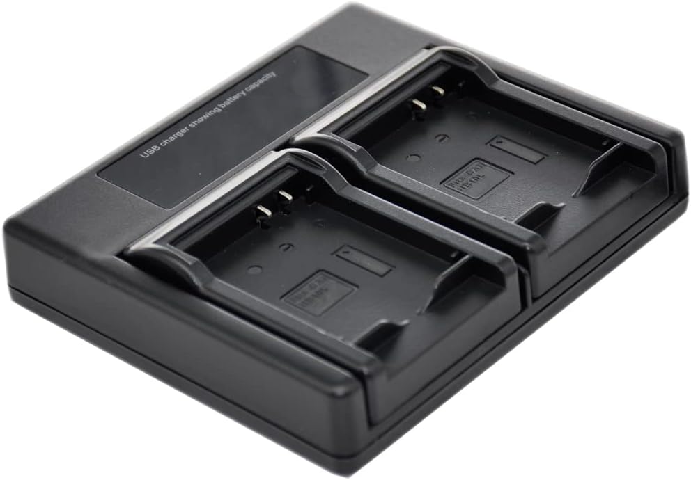 BTBAI NP-FS10 np-fs20 np-fs30 uds2 Battery Charger USB Dual for Digital Camera Video Camcorder