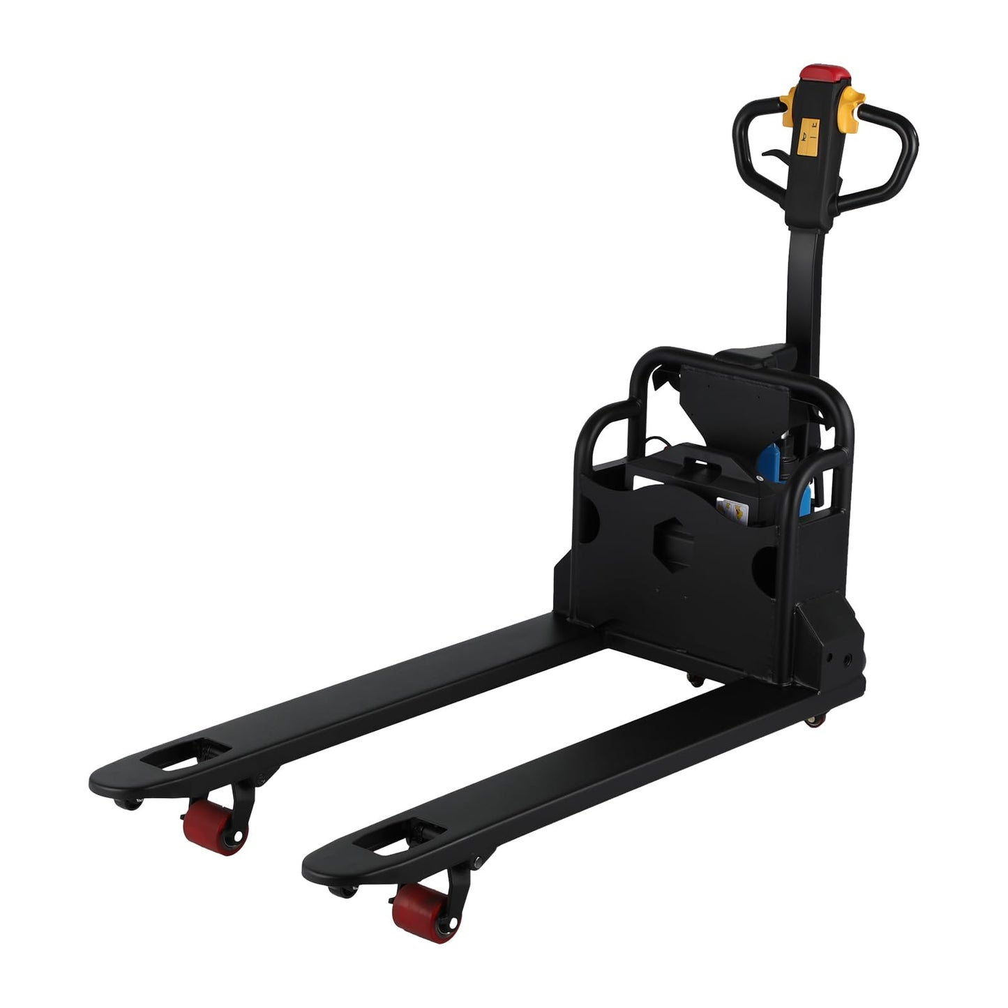 Tory Carrier Fully Electric Pallet Jack, 3300lbs Capacity, 48V/20Ah Brushless Motor, 48”×27” Forks, Motorized Power Pallet Truck with Controlled Descent for Warehouse, Retail & Delivery Trucks
