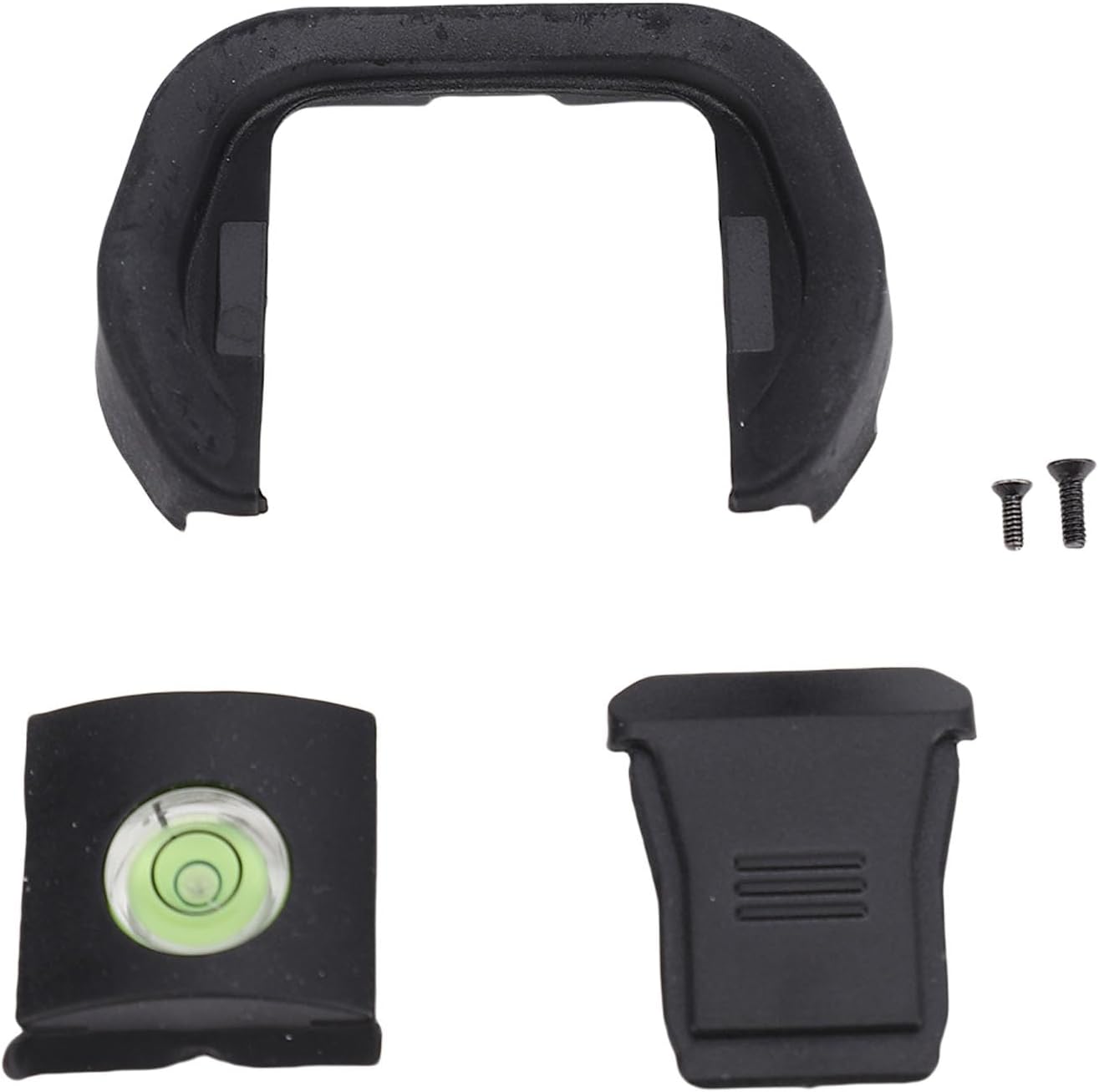 Akozon R5 R6, Camera Eyecup Viewfinder with Hot Shoe Cover & Bubble Spirit Level Kit, Compatible with Durable