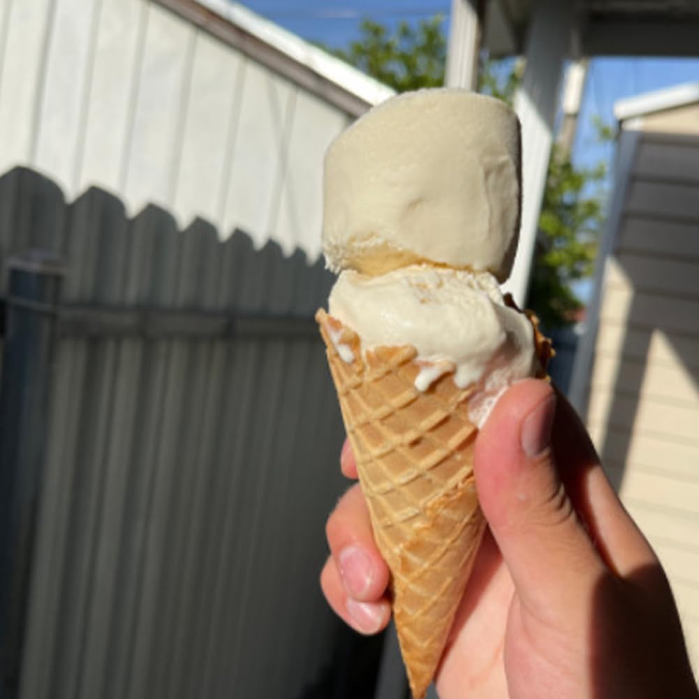 Old Fashion Style Ice Cream Scoop with Spring-Powered Trigger, Cylindrical Ice Cream Scoop, Stainless Steel Ice Cream Ball Making Spoon, Ice Cream Accessories(Silver)