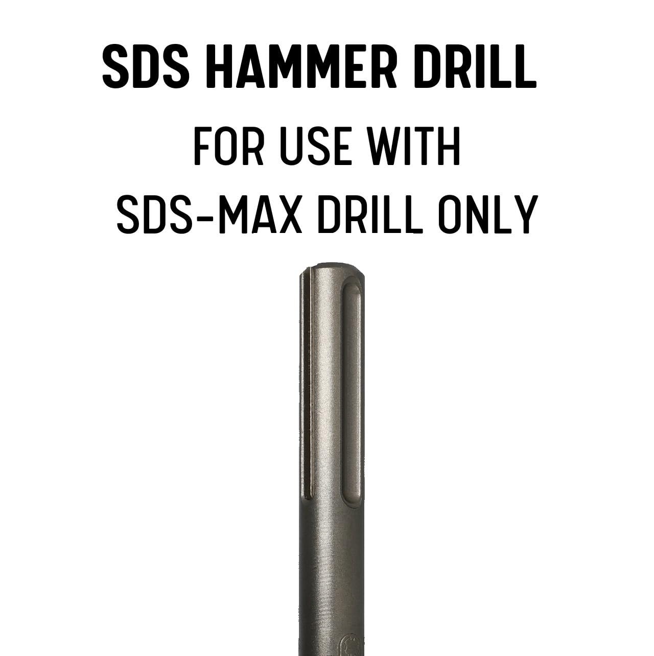 Drill America 5/8" X 23-5/8" SDS-Max Multicut Dust Extraction Drill Bit