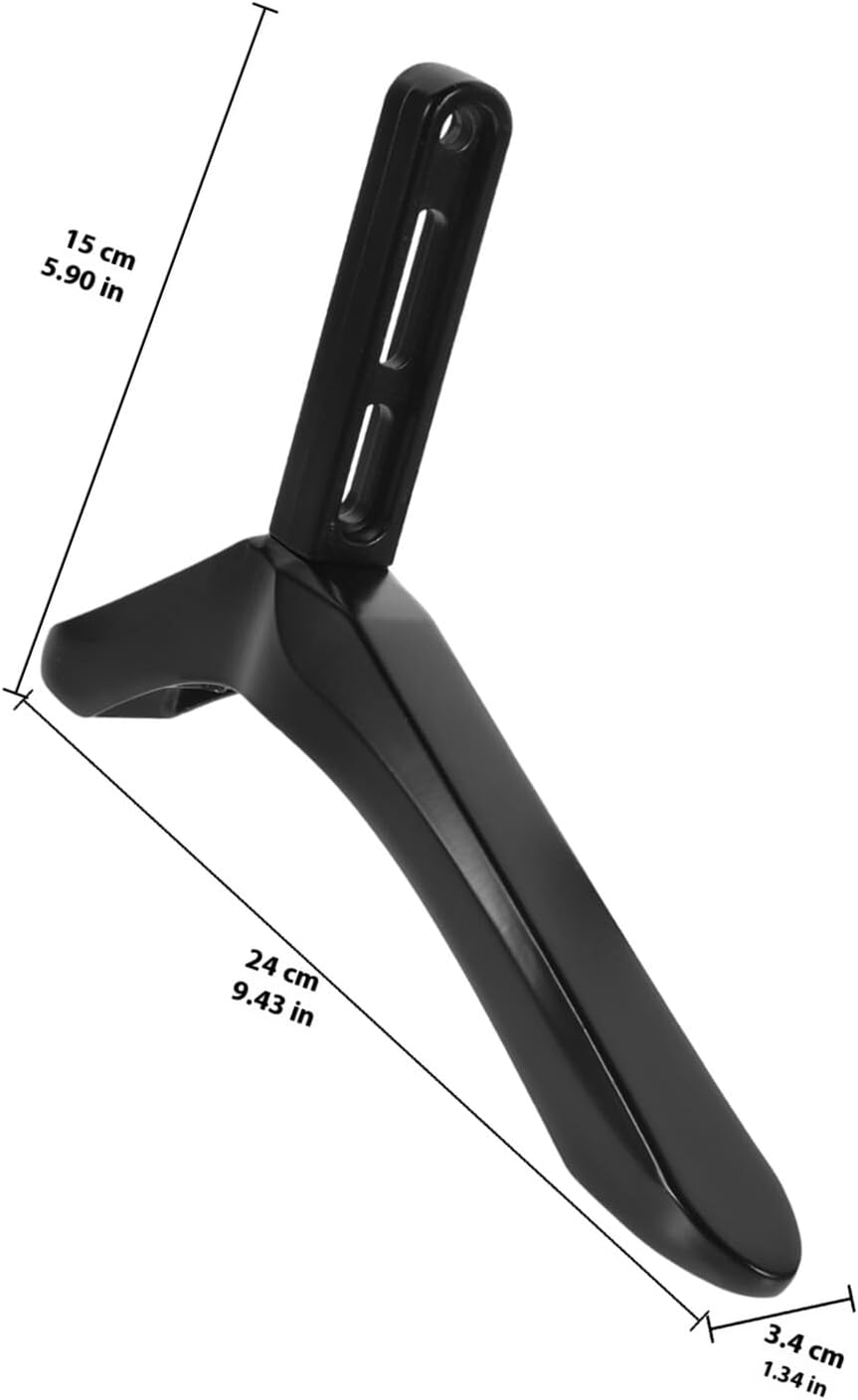 Uonlytech TV Stand Base Pedestal with Screws Black Tabletop TV Holder Support Bracket Replacement Feet Support