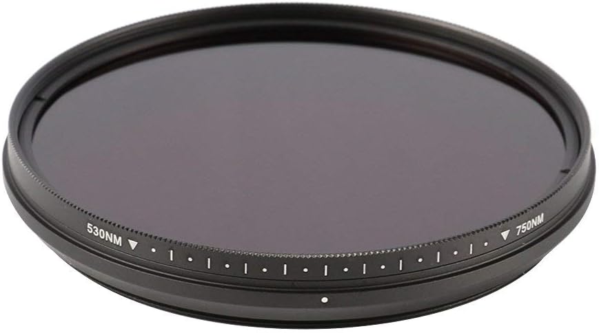 Runshuangyu 77mm 6 1 530nm 750nm in Infrared IR Pass X-Ray Lens Filter, Adjustable to Screw-in Filter for Canon Nikon