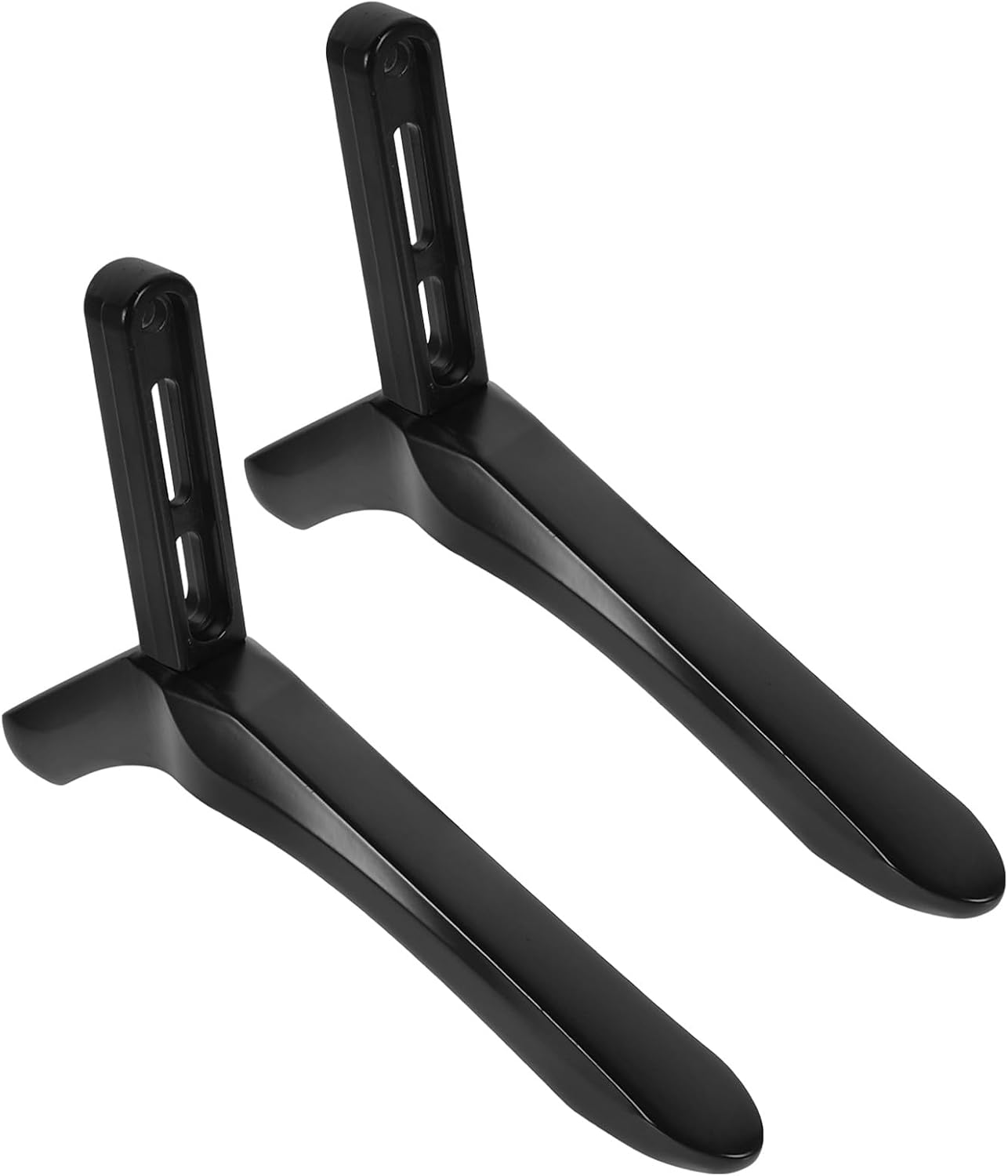 MAJORMENCH Tv Support Holder Stand with Screws Black Tv Base Bracket Compatible with Living Room and Residential