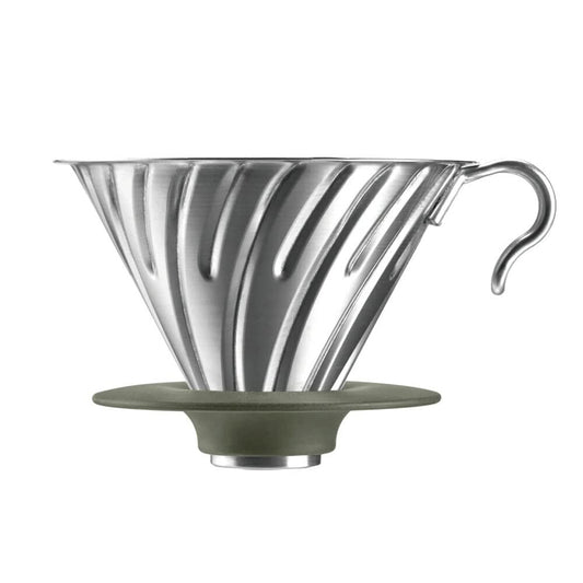 Hario Outdoor V60 Metal Dripper, 02 Silver