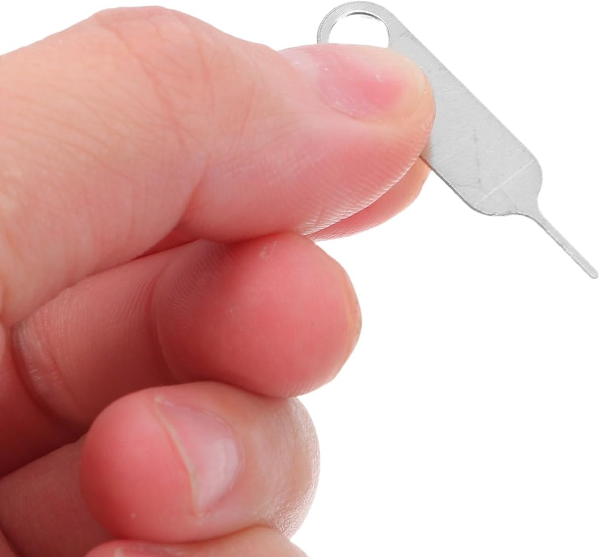 500pcs Pack INOOMP Stainless Steel Sim Card Ejector Pins Bulk for Mobile Phones Universal Sim Eject Tool Portable