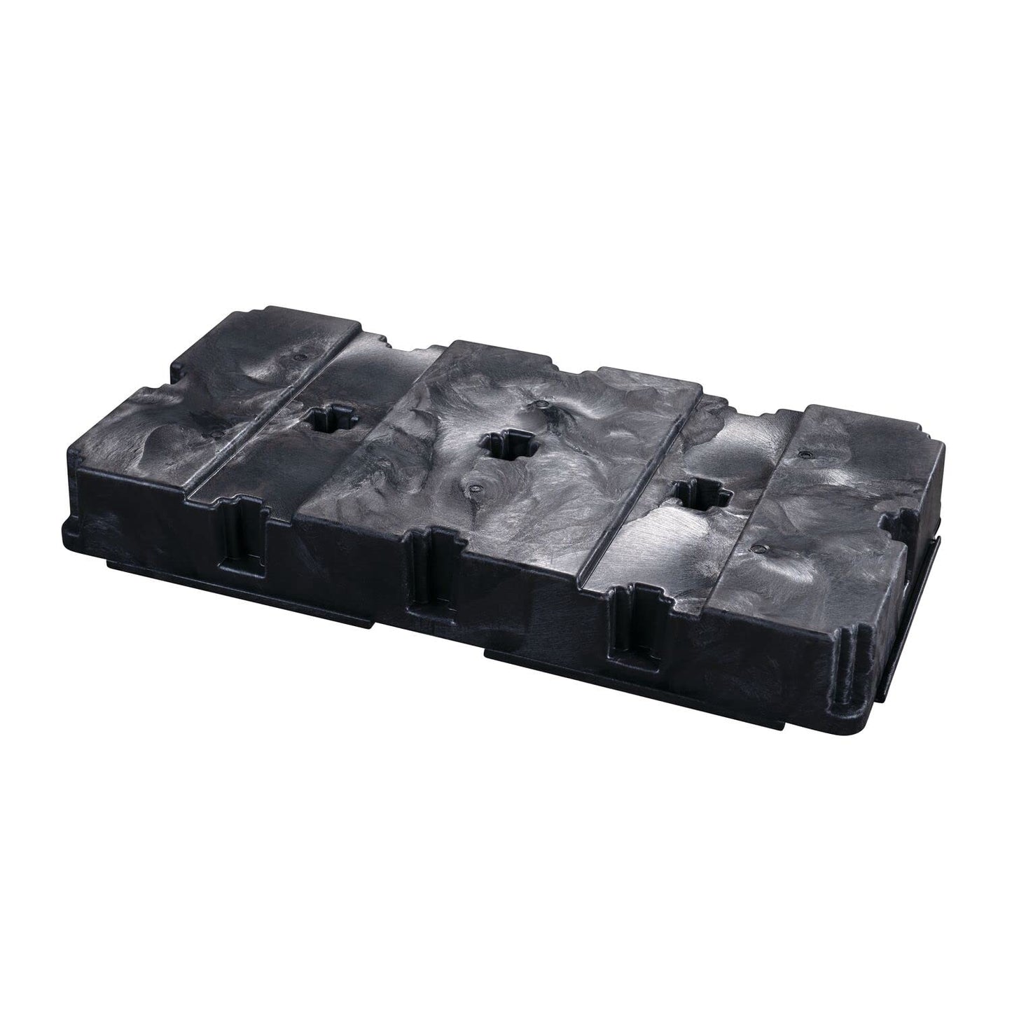 Eagle 2 Drum Spill Platform with Forklift Pockets, 26.25"x51"x6.5", 30 Gallon Sump, 5,000 lbs. Load Capacity Containment Tray, Made in USA, Black, 1632B