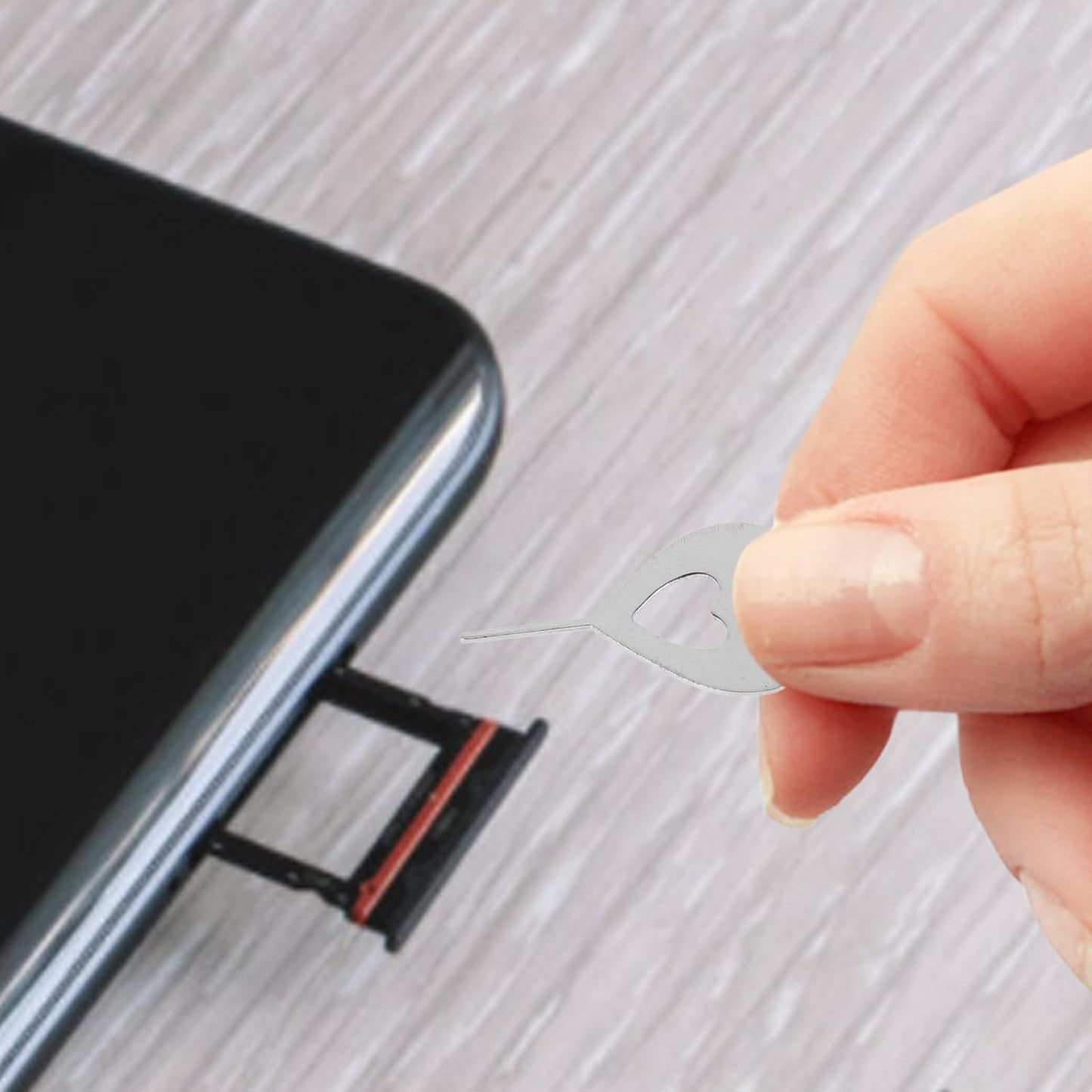 100pcs Set minkissy Sim Ejector Tool and Phone Sim Removing Pin Mobile Phone Card Picker for Smartphones