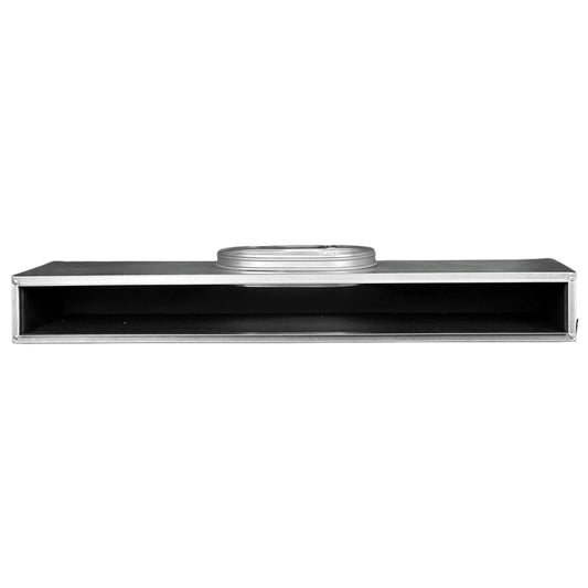 BUILDMART - 36" Plenum Box for [36" Linear Slot Diffuser - (2 Slot) Double Slot] Premium Insulated Galvanized Sheet Metal Plenum Box for Heating and Cooling - Texas Buildmart