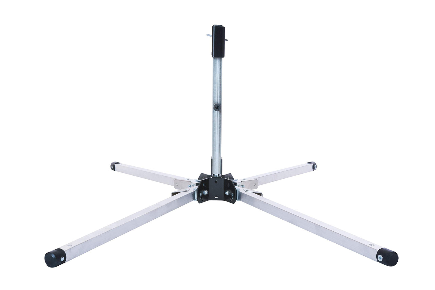 Eastern Metal Signs & Safety Aluminum Compact Sign Stand,Short Leg, Kick-Lever Leg-Release System, Spin-Handle Roll-Up Sign Attachment