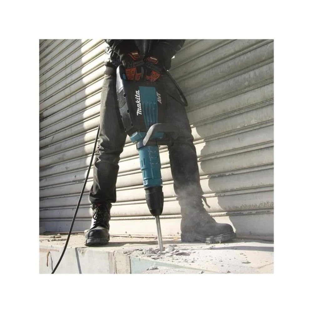 Makita HM1214C 27 lb. AVT® Demolition Hammer, accepts SDS-MAX bits , Teal