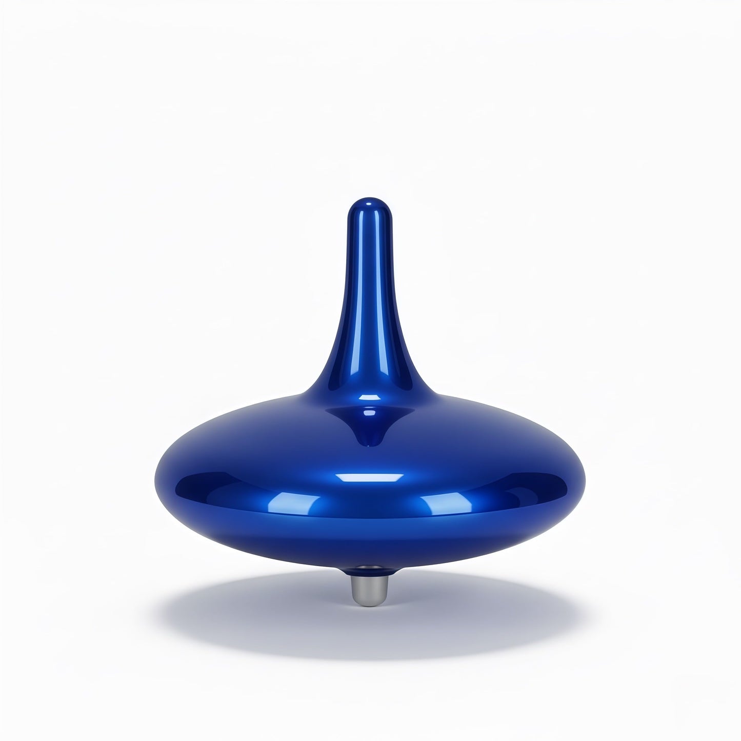 Hautech Electric Spinning Top, 6+ Hours Endless Spinning, LED Light Show, the Dreamer Spinning Top for Focus, Calm & Creativity, Timer-Enabled Design, Unique Gift for Adults (Stability Blue)