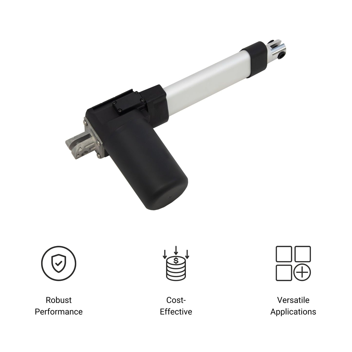 Progressive Automations 24V Electric Linear Actuator - 16 inches Stroke, 100 lbs Force - Innovative Motor, Durable Stroke, IP66 Water Resistance for Outdoor, Automotive, Home Automation - PA-04