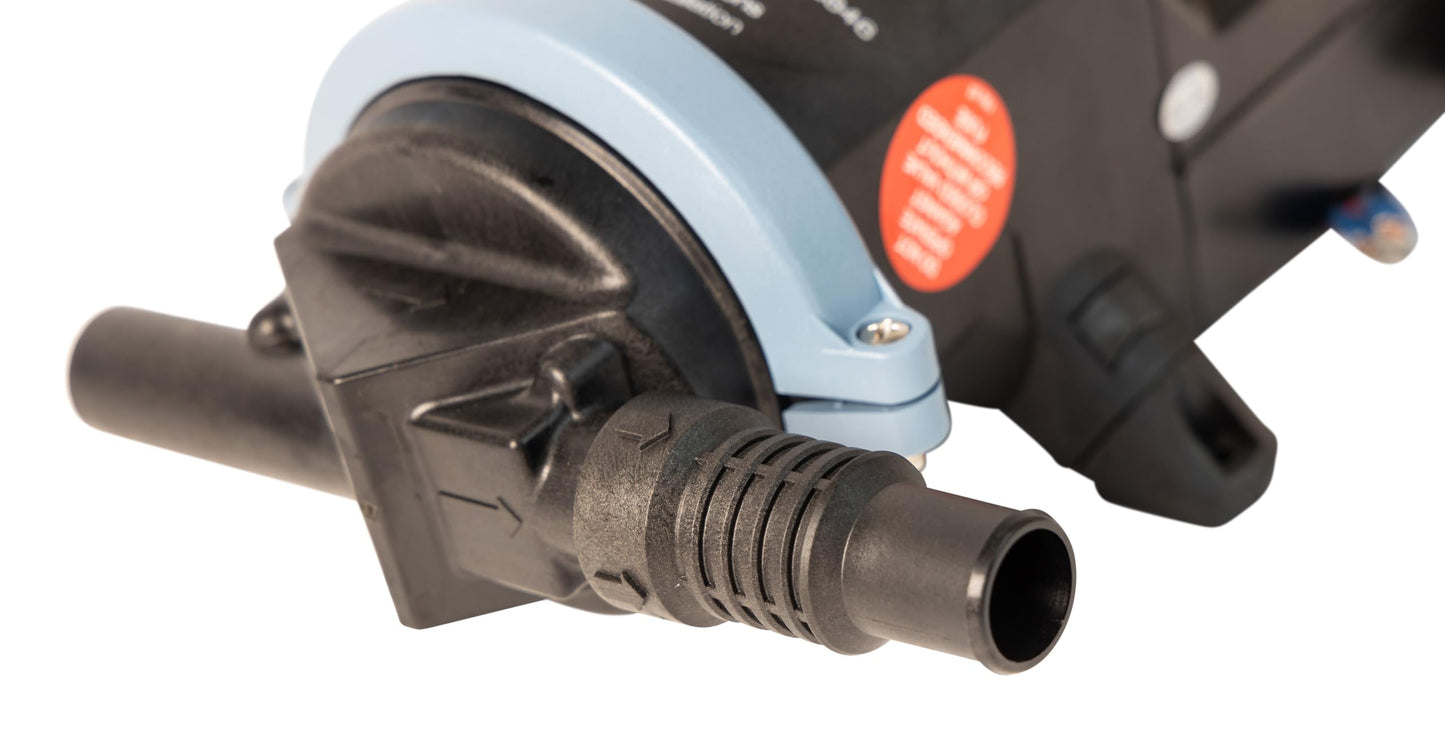 Whale Gulper 220 (24V) Graywater Waste Pump, 3.5 GPM, Virtually Unblockable, Self-Priming, Low Power Draw, BP1554