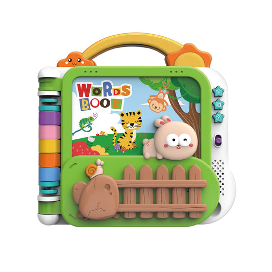 Animal Sound Book | Interactive Toddler Books with Touch Control Sound Pages | Learning Modes & Melodies | Musical Books for Kids | Educational Toys for Boys & Girls (animals, vehicles, fruits, body)