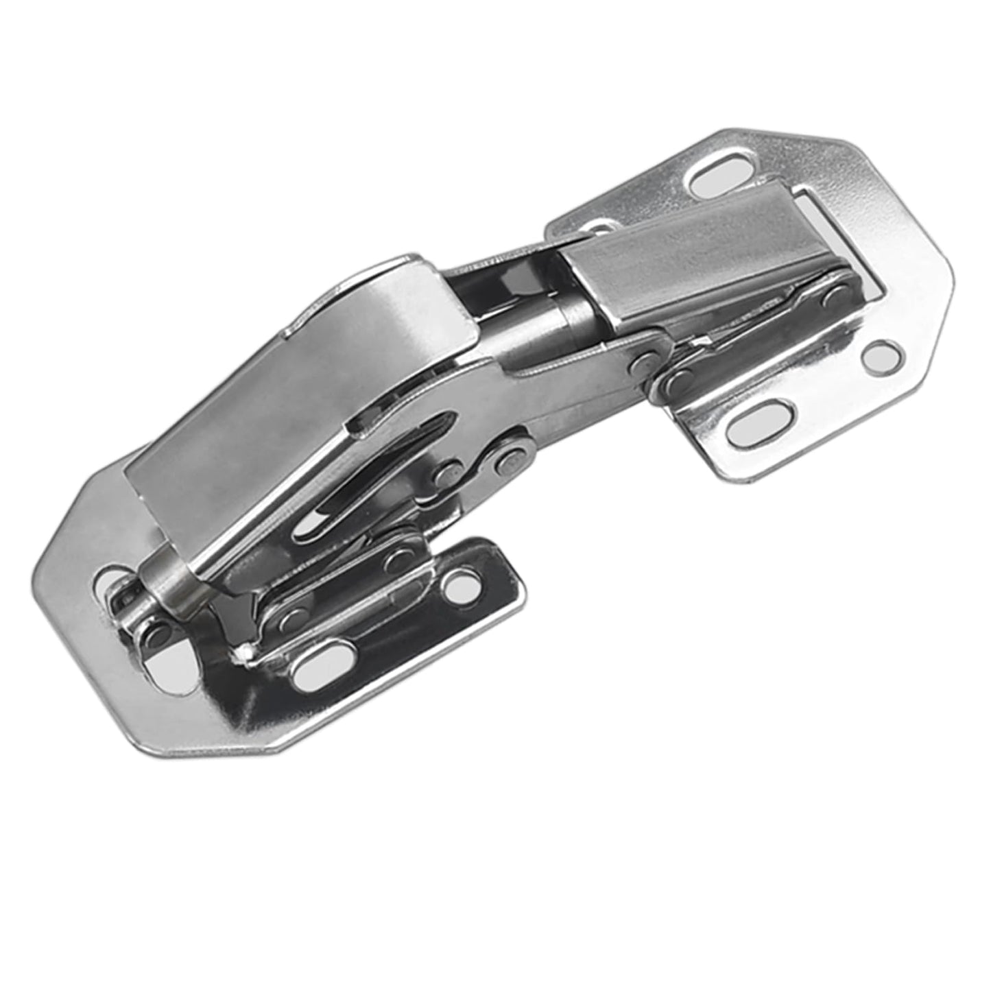 Lancher 4-Pack Hinge Easy Installation Hinges Full Overlay and Insert Hinge for Drawer Window Cupboard Soft Close Cabinet Door Hinges