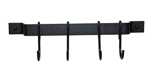 12" Black Utensil Rack