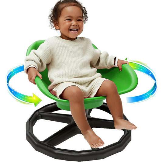Spinning Chair for Autistic Kids with Back Support, Sensory Swivel Chair for Kids with ADHD Autism, 360° Rotating Spin Chair for Toddlers, Comfortable Sensory Chair for Home School Classroom