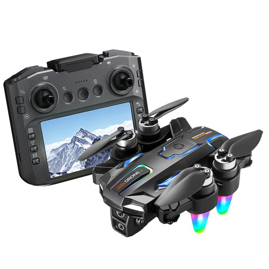 Drone with Screen Controller for Kids & Beginners, Easy to Fly Toy Drone with Camera, Altitude Hold, One Key Takeoff, Foldable RC Drone Gift for Boys Girls (FBA)
