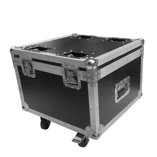 HOLDLAMP Flight Road Case for 4PCS ZQ02021 Customized Version 120W LED Moving Head Light with Rotating 18-Facet Prism