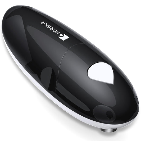 Electric Can Opener, Can Opener for Seniors, Suitable for Any Size Cans, Hands Free, Smooth Edge, Battery Powered, Automatic Can Opener is an Ideal Kitchen Gadget for Women and Left Handed People