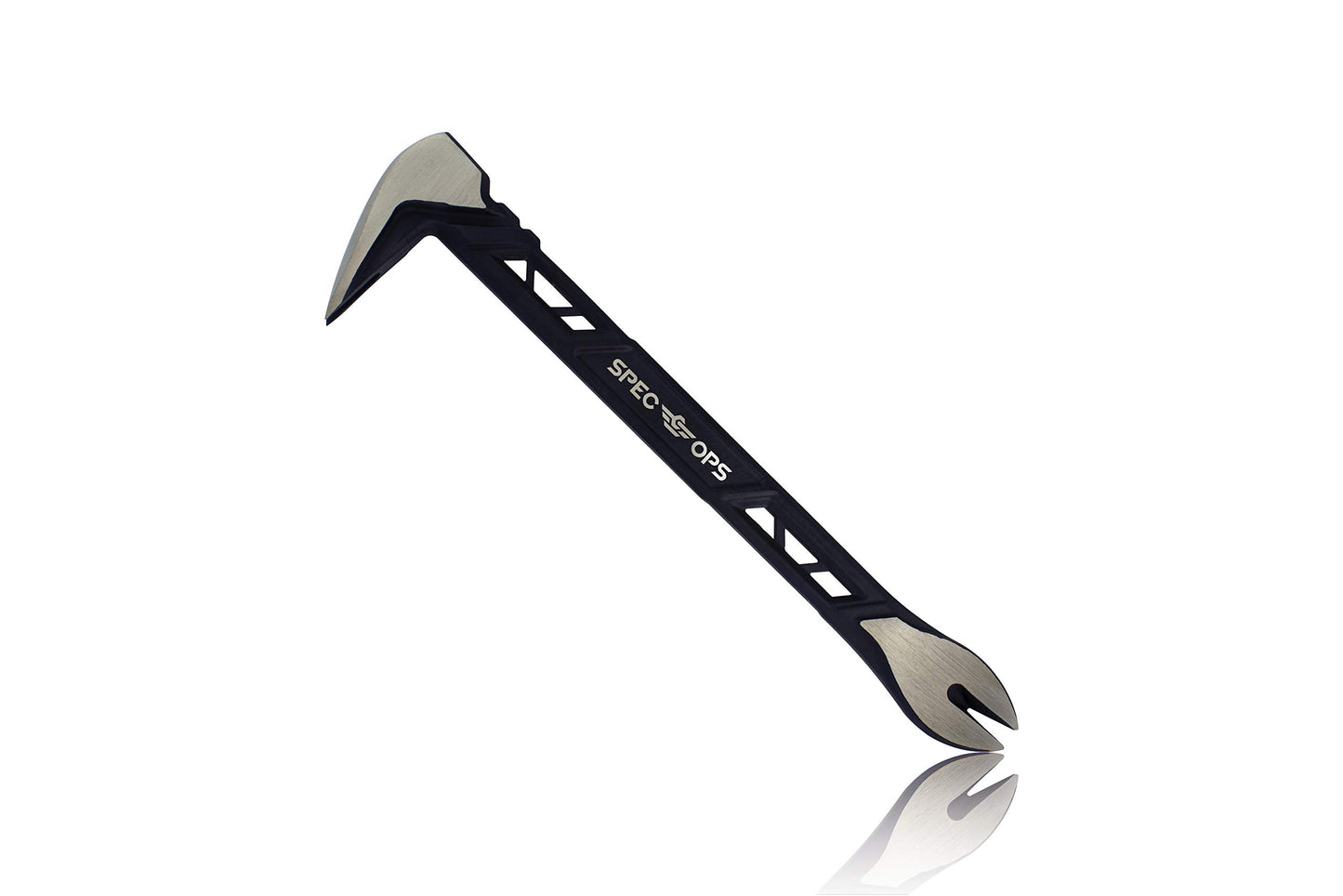 AWP TrapJaw Pro Framing Tool Rig with Spring-Loaded Technology, Premium Tool Belt & Spec Ops Tools 10" Nail Puller Cats Paw Pry Bar, High-Carbon Steel, 3% Donated to Veterans,