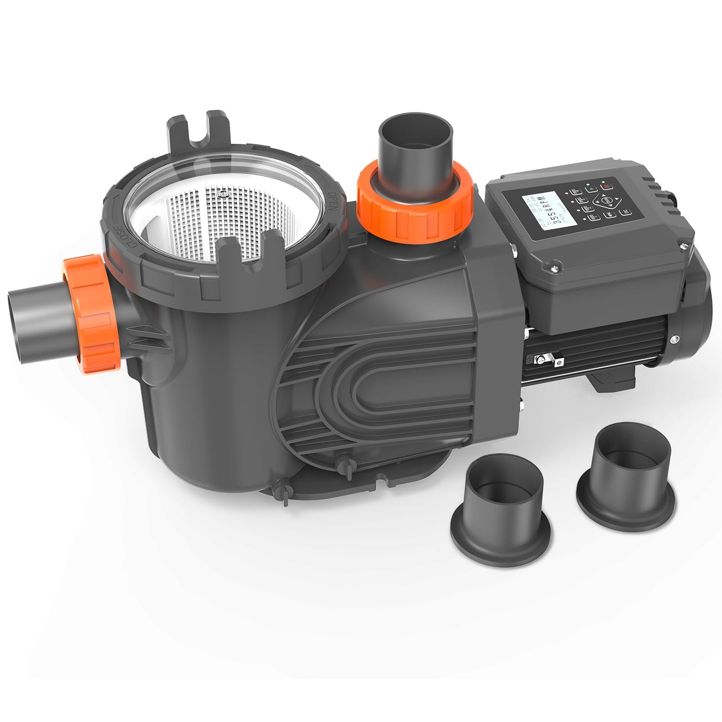 Varpoolfaye Variable Speed Pool Pump Inground, 2.5 HP Above Ground Pool Pump, 220V-240V,10567 GPH Energy-Efficient Self Priming Swimming Pool Pumps with Timer