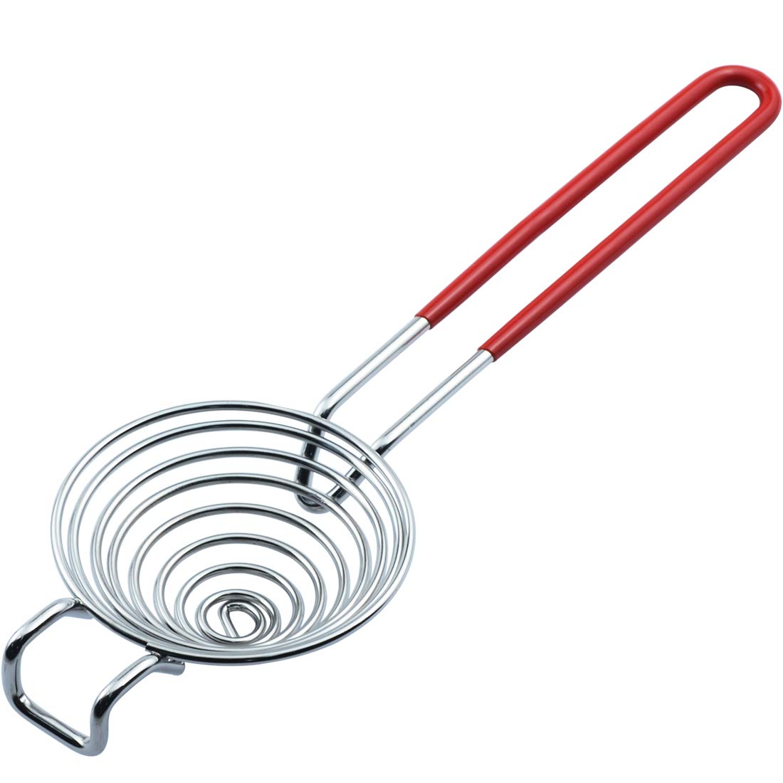 CAMKYDE Egg Separator Food Grade Stainless Steel Egg Yolk White Separation Tool (Red)