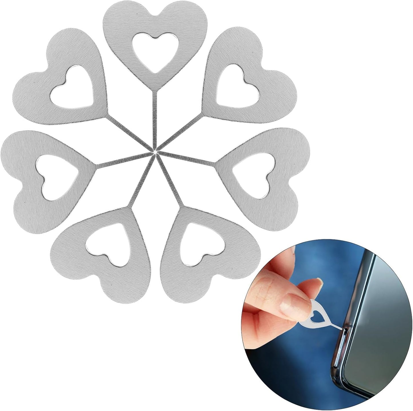 100pcs MAGICLULU Sim Card Ejector Pin Mobile Phone Card Removal Tool Universal Sim Tray Extractor Needles Maintenance