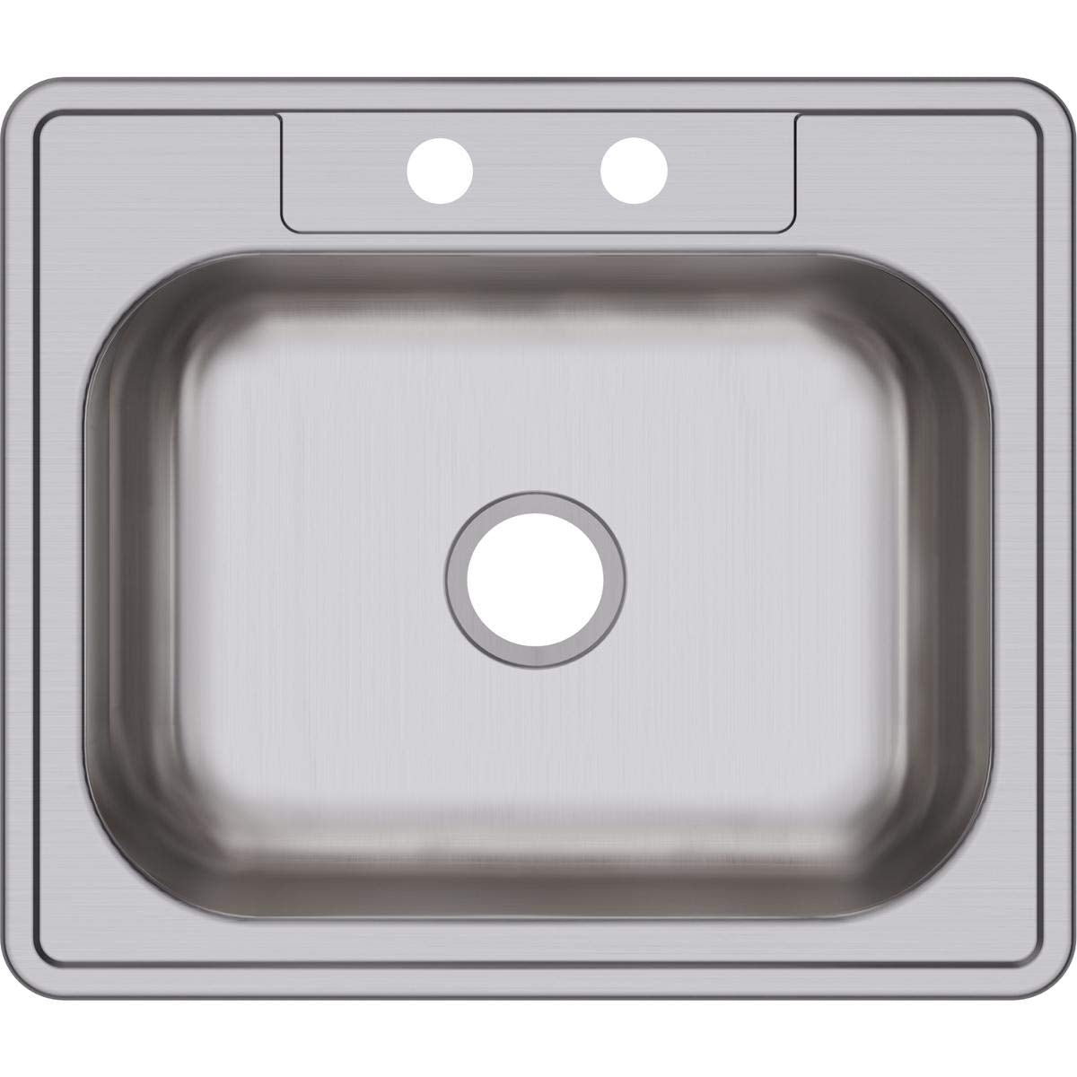 Elkay Dayton D125212 Single Bowl Drop-in Stainless Steel Sink