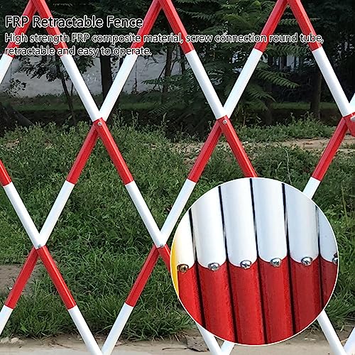 Retractable Traffic Barricade Folding Door,Portable Industrial Expandable Barricade Safety Fence Gate for Outdoor Road Construction Flexible Folding Driveway Barrier-Black+Yellow-3.9FTx6.6FT