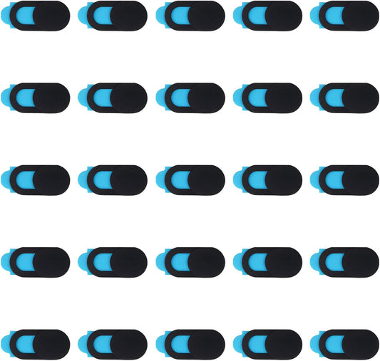Brvlsoc (25-Pack) Webcam Cover Slide Ultra-Thin Privacy Camera Blocker for MacBook, iPhone, iPad, Laptop, PC