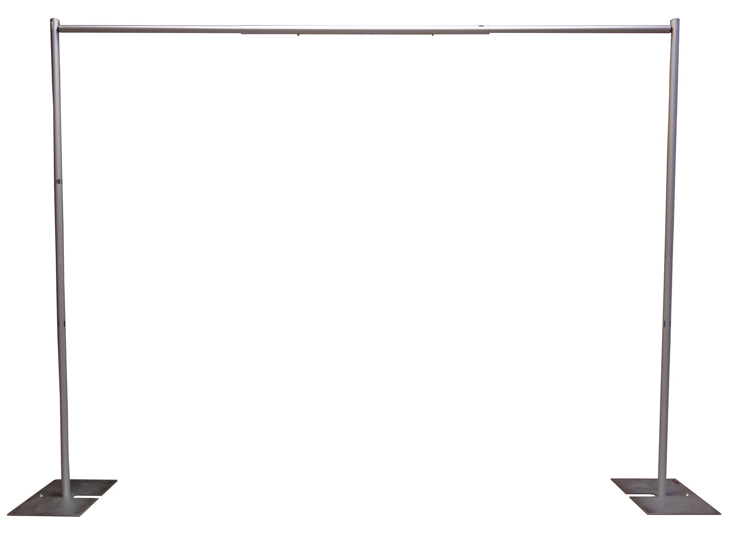 OnlineEEI 8 Foot Tall Fixed Height Portable Pipe and Drape Backdrop Kit 8ft x 10ft (No Drapes)
