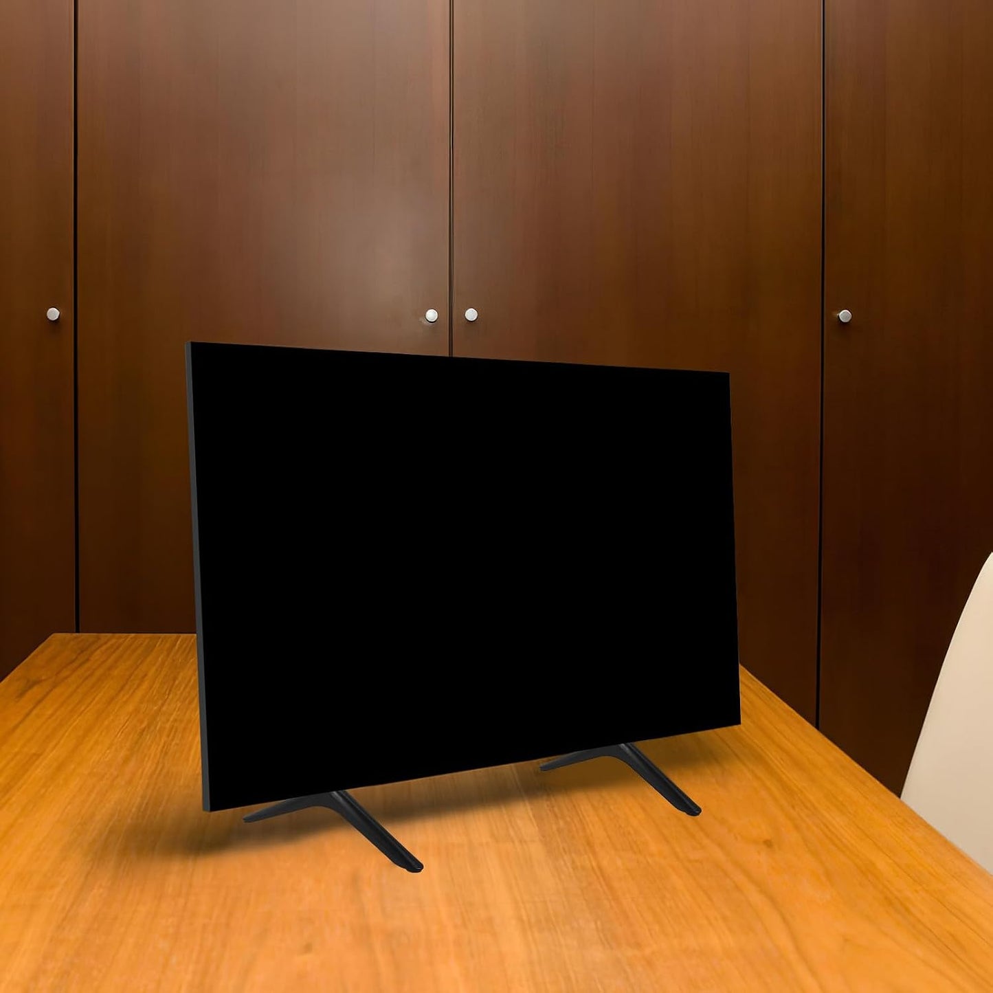 DOITOOL Universal TV Stand Tabletop Base with Screws Television Base Stand for LED LCD Tvs Compatible with Multiple