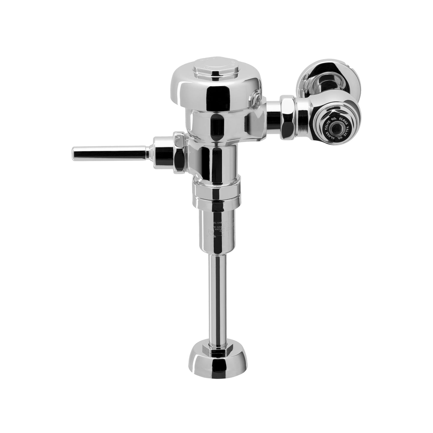 Sloan Regal 186 Exposed Manual Urinal Flushometer, 1.0 GPF Manual Flush Valve - Single Flush Non-Hold-Open Handle, Fixture Connection Top Spud, Polished Chrome Finish, 3082675