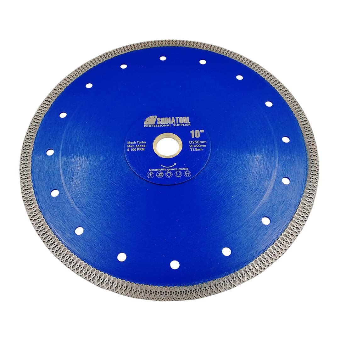 SHDIATOOL Diamond Core Drill Bits 6 Inch for Porcelain Ceramic Tile Marble Brick Vacuum Brazed Hole Saw