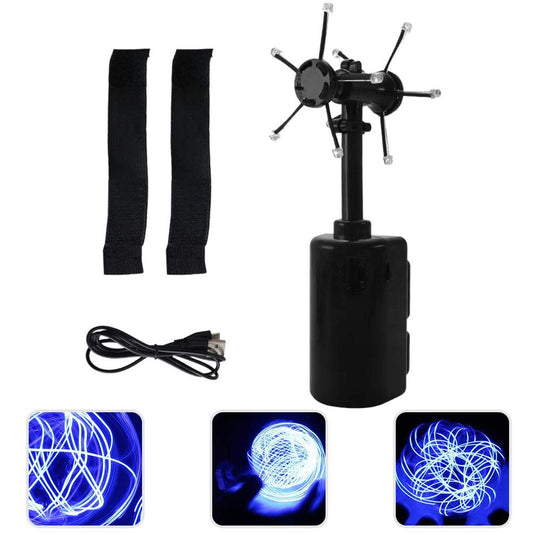 Dan&Dre Luminous Rotating Floating Toy， Spiral Electric Toy Adjustable Spiral Generator