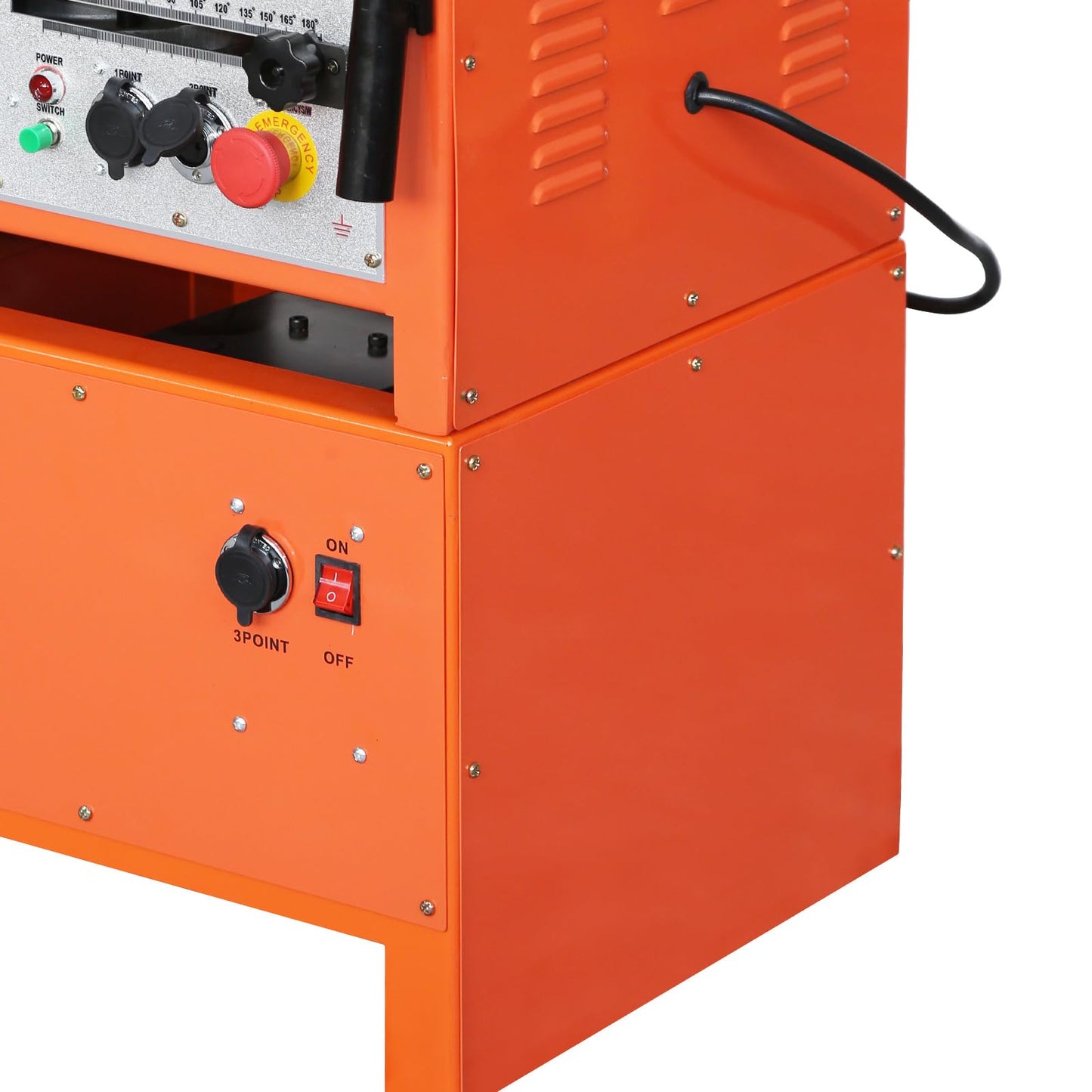 1600W Electric Rebar Bender, 19.6"L x 17.7"W x 31.1"H, Steel Bar Bending Machine with Foot Pedal, Portable Handle, 0°-180° Adjustable Angle, 6-7 Second Fast Bending Speed