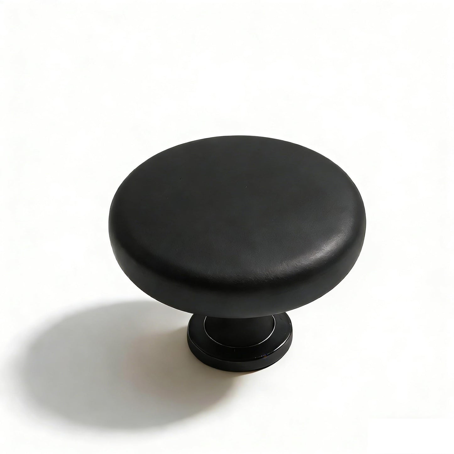 XZCJG 6 Pack 1-1/4 inch Kitchen Cabinet Knobs Black Dresser Zinc Pulls Door Drawer Handles for Dresser Drawers