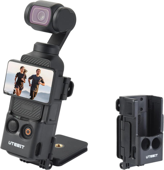 UTEBIT 3, Pocket3 180 Magnetic Mount Stand Compatible with DJI Osmo Pocket Upgraded Accessories Expansion Adapter