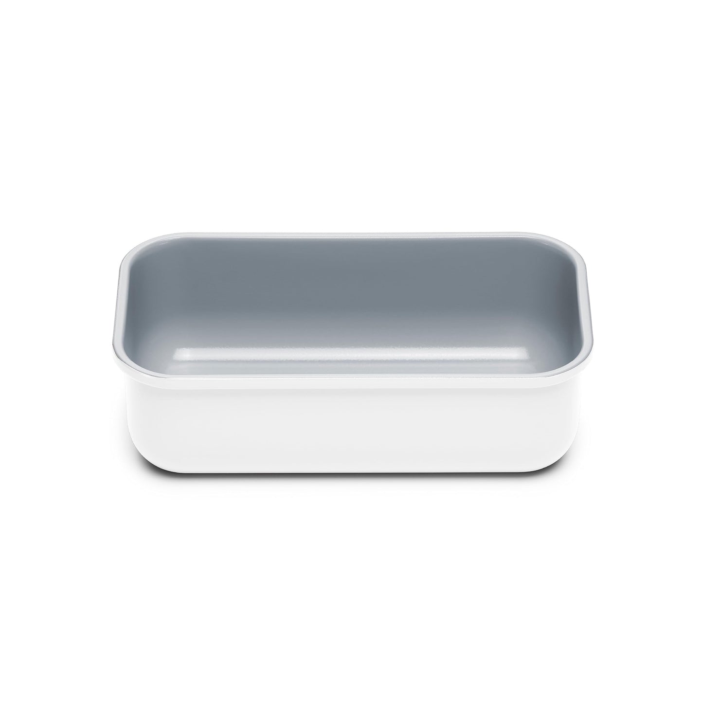 Caraway Non-Stick Ceramic 1 lb Loaf Pan - Naturally Slick Ceramic Coating - Non-Toxic, PTFE & PFOA Free - Perfect for Pound Cakes, Breads, & More - White